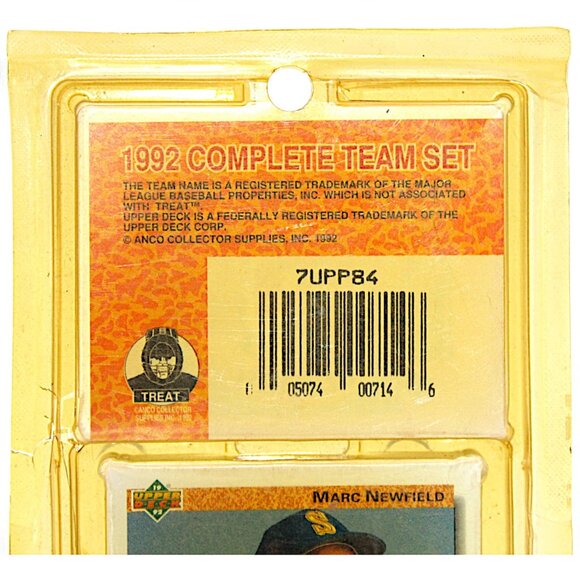 1992 Upper Deck Mariners Complete Team Set Edition Baseball Cards - Picture 3 of 5